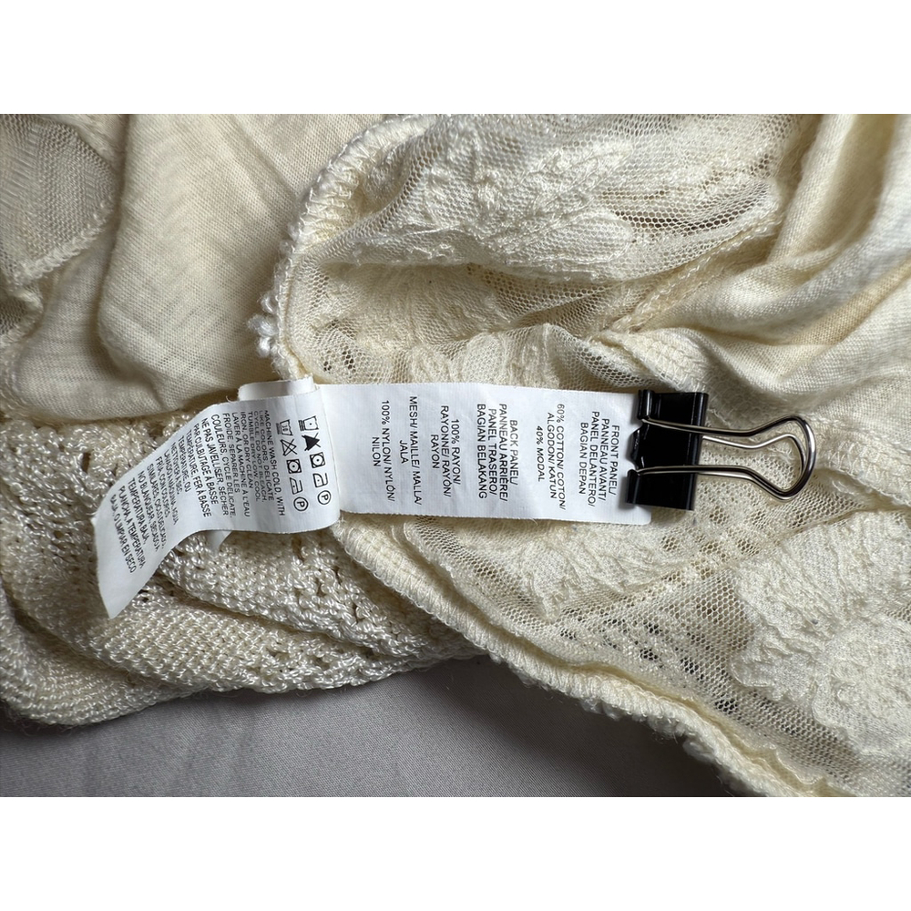 Women's Lucky Brand Top Size S Cream - Picture 5 of 5